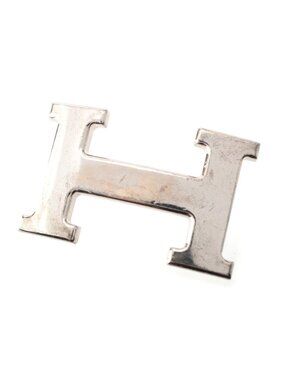 Hermes Constance Hbuckle Belt Silver